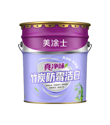 真净味竹炭防霉皎洁墙面漆